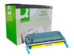 TONER LASER Q-CONNECT COMPATIBLE IMPRIMANTES HP C9722A COULEUR JAUNE 8000P