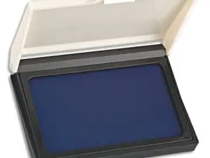 TAMPON ENCREUR WONDAY BOITIER PLASTIQUE 100X75 MM ENCRE BLEUE