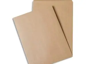 POCHETTE KRAFT ARMÉ 120G ADHÉSIVE ÉCONOMIQUE C4 229X324MM PAQUET 10 UNITÉS