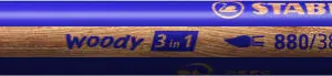 CRAYON STABILO WOODY 3 IN 1 MULTI-TALENTS COLORIS VIOLET