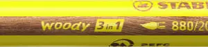 CRAYON MULTI TALENTS STABILO WOODY 3 IN 1 JAUNE