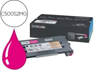 CARTOUCHE LEXMARK C500/X500/X5 02 JET D'ENCRE C500S2MG COULEUR MAGENTA 1500P