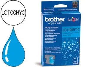 CARTOUCHE BROTHER JET D'ENCRE LC1100HYC COULEUR CYAN 750P