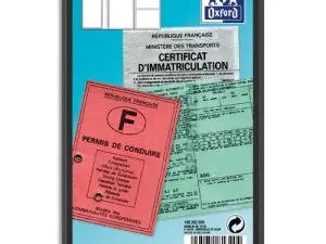 ÉTUI PROTECTION ELBA PVC 20/100E 95X145MM SPÉCIFIQUE MULTI-PAPIERS VOITURE