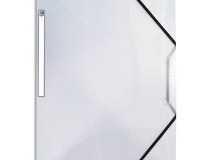 CHEMISE POLYPROPYLÈNE ELBA HAWAÏ 24X32CM 150F DOCUMENTS A4 21X29,7CM 3 RABATS ÉLASTIQUE TRANSPARENT INCOLORE