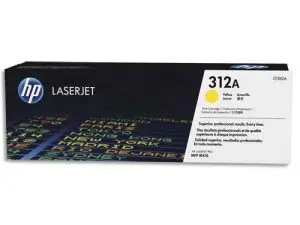 TONER LASER HP 312A CF382A POUR LASERJET PRO MFP M476 COULEUR JAUNE 2700P