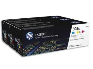 TONER HP N.305A COULEUR PACK DE 3 UNITÉS