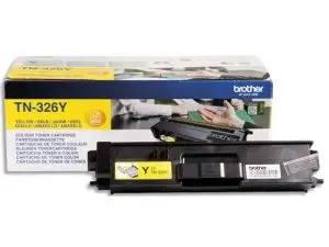 TONER LASER BROTHER TN326Y COULEUR JAUNE 3500P