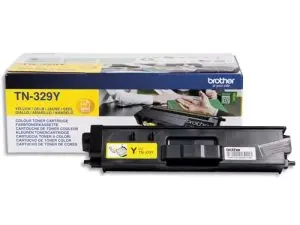TONER LASER BROTHER TN329Y COULEUR JAUNE 6000P