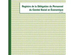 REGISTRE PIQUÉ EXACOMPTA DÉLÉGATION DU PERSONNEL DU CSE 320X240MM 30 PAGES 100G/M2