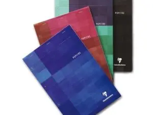 BLOC-NOTES PUPITRE CLAIREFONTAINE COUVERTURE PELLICULÉE AGRAFÉ EN TÊTE A4 90G 280 PAGES DÉTACHABLES SÉYÈS