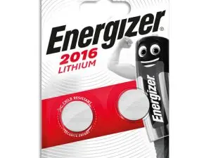 PILE ENERGIZER MINIATURE APPAREILS ÉLECTRONIQUES I.C.E. CR2016 3V BLISTER 2 UNITÉS