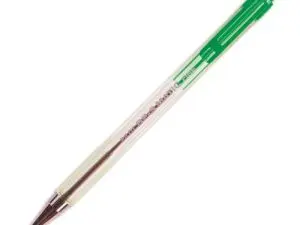 STYLO-BILLE PILOT BP-S MATIC ÉCRITURE FINE 0.3MM 800M ENCRE CLASSIQUE RÉTRACTABLE CORPS TRANSLUCIDE RECHARGEABLE VERT