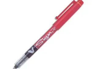 STYLO-FEUTRE PILOT V SIGN PEN ÉCRITURE MOYENNE 0.6MM POINTE FIBRE POLYESTER ENCRE INTENSE LIQUIDE NIVEAU VISIBLE ROUGE