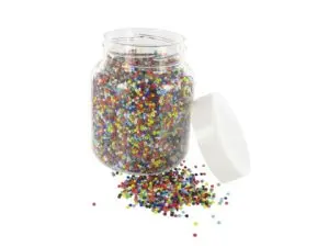 PERLE ROCAILLE OPAQUE DIAMÈTRE 3MM BOCAL 500G