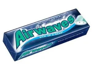 CHEWING-GUM AIRWAVES MENTHE/EUCALYPTUS 10 DRAGÉES