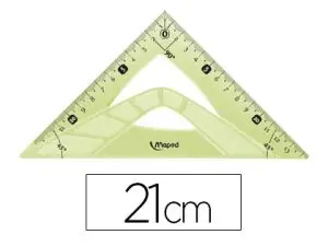 ÉQUERRE MAPED FLEX 45 DEGRÉS GRADUÉE 21CM INCASSABLE