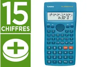 CALCULATRICE CASIO SCIENTIFIQUE FX JUNIOR+ PRIORITÉ CALCULS 155X78X20MM 115G COFFRET PROTECTION COULISSANT
