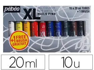 HUILE FINE PÉBÉO XL 10 TUBES ASSORTIS 20ML + 1 BROSSE SOIE BEAU BLANC OFFERTE