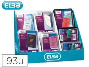 PRÉSENTOIR 93 ÉTUIS DE PROTECTION ELBA PVC TRANSPARENT