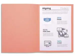 CHEMISE EXACOMPTA FOREVER CARTE RECYCLÉE 220G A4 24X32CM COLORIS ROSE PAQUET 100 UNITÉS