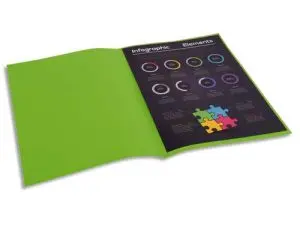 SOUS-CHEMISE EXACOMPTA ROCK'S 22X31CM 80G COLORIS VERT EMPIRE PAQUET 100 UNITÉS