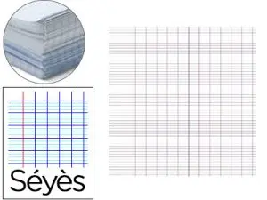 PAPIER AFFICHE MAILDOR RÉGLURE SÉYÈS 60X80CM 90G COLORIS BLANC PAQUET 25F