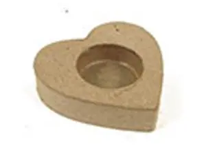 SUPPORT BOUGIE DÉCOPATCH CARTON À DÉCORER DIAMÈTRE 8.5CM