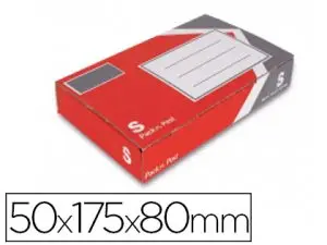 BOÎTE EXPÉDITION POSTALE GPV PACK'N POST 250X175X80MM TAILLE S EMPLACEMENT PRÉCASÉ LIVRÉE PLAT