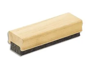 BROSSE JPC CRÉATION TABLEAU NOIR CRAIES 3 BANDES FEUTRE RECHARGE MANCHE BOIS POIGNÉE ERGONOMIQUE 140X45X32MM