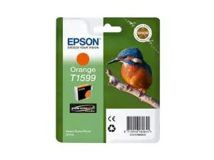 CARTOUCHE EPSON T1599 JET ENCRE C13T15994010 COULEUR ORANGE