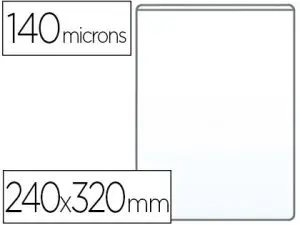 ÉTUI PROTECTION ELBA PVC TRANSPARENT 15/100E 240X320MM OUVERTURE HAUT DÉCOUPE COUP DE POUCE