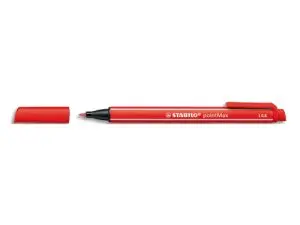 STYLO-FEUTRE STABILO POINTMAX POINTE MOYENNE NYLON TRACÉ 0.8MM ULTRA ROBUSTE COLORIS ROUGE