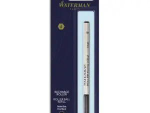 RECHARGE WATERMAN ROLLER LARGEUR FINE COLORIS NOIR