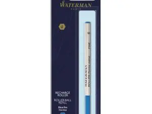 RECHARGE WATERMAN ROLLER LARGEUR FINE COLORIS BLEU