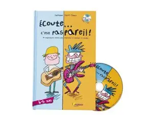 LIVRE-CD ÉDITIONS FUZEAU ÉCOUTE C'EST PAS PAREIL 4/5 ANS 14 COMPARAISONS SONORES MUSIQUE