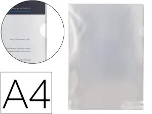 POCHETTE COIN Q-CONNECT POLYPROPYLÈNE GRAINÉ ÉCONOMIQUE 12/100E INCOLORE TRANSPARENT SACHET 10 UNITÉS