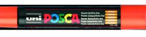 MARQUEUR POSCA PC1MC BASE EAU POINTE CONIQUE EXTRA FINE     0,7MM ORANGE             SANS/ODEURS/ALCOOL/SOLVANT TOUS
