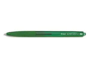 STYLO-BILLE PILOT SUPER GRIP G RÉTRACTABLE POINTE FINE COLORIS VERT