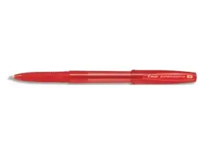 STYLO-BILLE PILOT SUPER GRIP G CAP POINTE MOYENNE COLORIS ROUGE