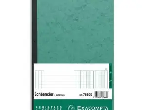 MANIFOLD EXACOMPTA PIQUÉ 195X320MM 80 PAGES ÉCHÉANCIER
