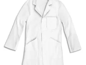 BLOUSE 100% COTON DE 190 G/M COLORIS BLANC TAILLE S