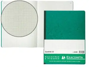 MANIFOLD EXACOMPTA PIQUÉ 250X320MM 5X5MM FOLIOTÉ VERTICAL 80 PAGES