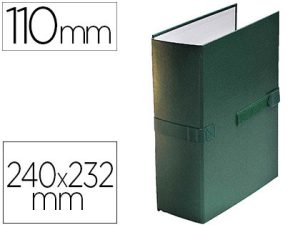 CHEMISE BALACRON OXFORD 24X32CM EXTENSION 110MM RABAT FERMETURE VELCRO COLORIS VERT