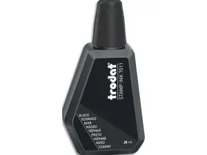 ENCRE TRODAT BASE EAU TOUS TAMPONS ENCREURS COULEUR NOIR FLACON 28ML