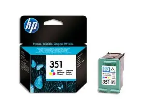 CARTOUCHE HP 351 JET D'ENCRE CB337EE 3 COULEURS CYAN/MAGENTA/JAUNE 170P