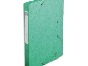 BOÎTE CLASSEMENT EXACOMPTA NATURE FUTURE CARTE LUSTRÉE 5/10E A4+ 240X320MM DOS 25MM 400G COLORIS VERT