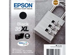 CARTOUCHE EPSON 35XL CADENAS T35914010 COULEUR NOIR HAUTE CAPACITÉ