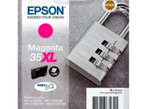 CARTOUCHE EPSON 35XL CADENAS T35914010 COULEUR MAGENTA HAUTE CAPACITÉ