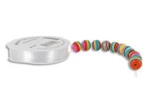 FIL NYLON O'COLOR DIAMETRE 0,25MM COLORIS BLANC BOBINE   100M